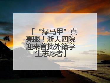 “绿马甲”真亮眼！浙大四院迎来首批外籍学生志愿者