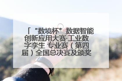 “数境杯”数据智能创新应用大赛·工业数字孪生 专业赛（第四届）全国总决赛及颁奖典礼成功举办