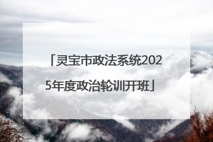 灵宝市政法系统2025年度政治轮训开班