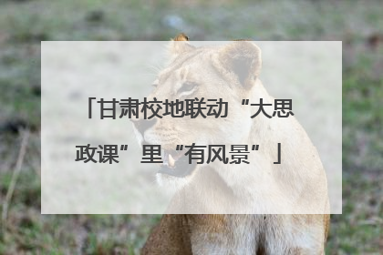 甘肃校地联动“大思政课”里“有风景”