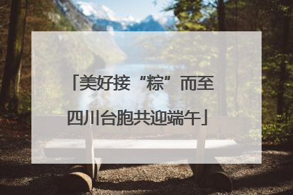 美好接“粽”而至 四川台胞共迎端午