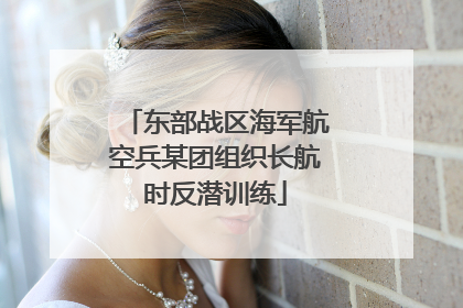 东部战区海军航空兵某团组织长航时反潜训练