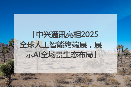 中兴通讯亮相2025全球人工智能终端展，展示AI全场景生态布局