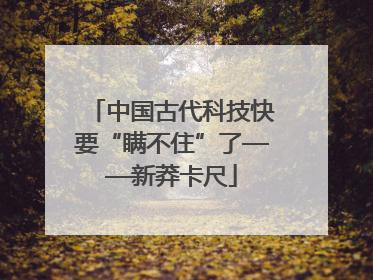 中国古代科技快要“瞒不住”了——新莽卡尺
