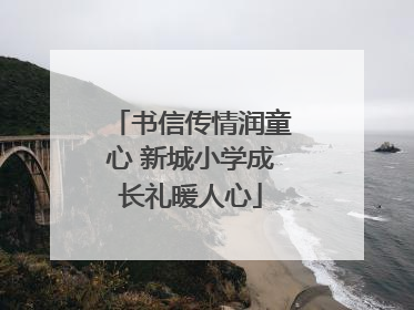 书信传情润童心 新城小学成长礼暖人心
