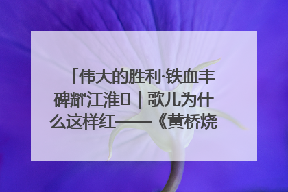 伟大的胜利·铁血丰碑耀江淮⑫｜歌儿为什么这样红——《黄桥烧饼歌》诞生记
