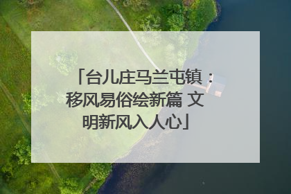 台儿庄马兰屯镇：移风易俗绘新篇 文明新风入人心