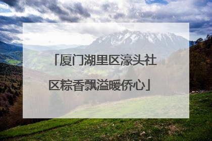 厦门湖里区濠头社区粽香飘溢暖侨心