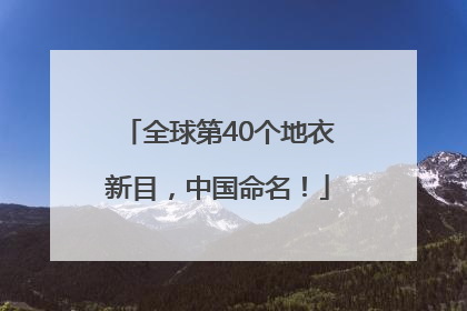 全球第40个地衣新目，中国命名！
