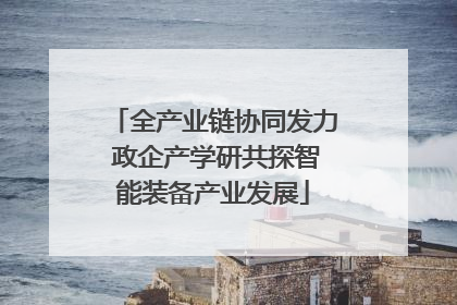 全产业链协同发力 政企产学研共探智能装备产业发展