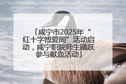 咸宁市2025年“红十字博爱周”活动启动，咸宁职院师生踊跃参与献血活动