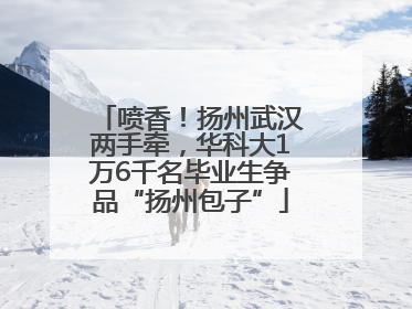 喷香！扬州武汉两手牵，华科大1万6千名毕业生争品“扬州包子”