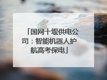 国网十堰供电公司：智能机器人护航高考保电