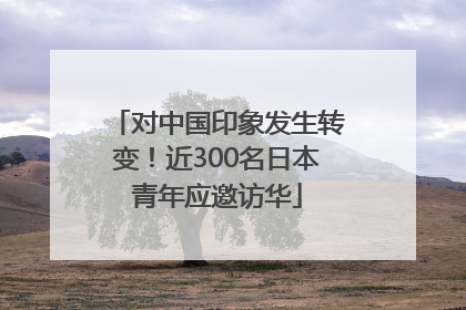 对中国印象发生转变！近300名日本青年应邀访华