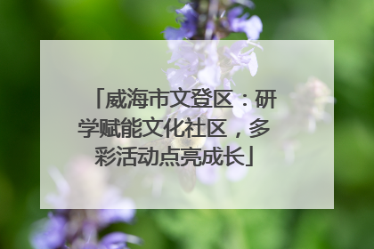 威海市文登区：研学赋能文化社区，多彩活动点亮成长