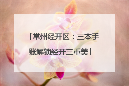 常州经开区：三本手账解锁经开三重美