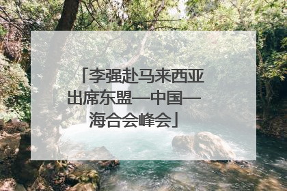李强赴马来西亚出席东盟—中国—海合会峰会