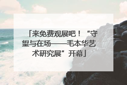 来免费观展吧！“守望与在场——毛本华艺术研究展”开幕