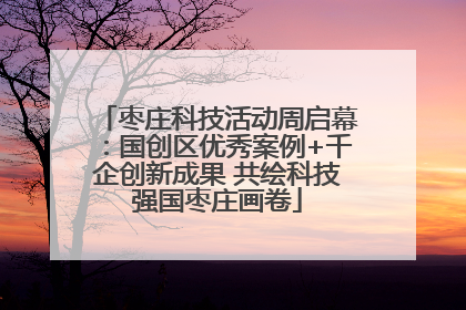枣庄科技活动周启幕：国创区优秀案例+千企创新成果 共绘科技强国枣庄画卷