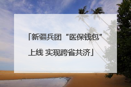 新疆兵团“医保钱包”上线 实现跨省共济