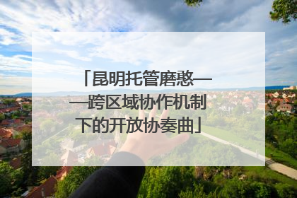 昆明托管磨憨——跨区域协作机制下的开放协奏曲