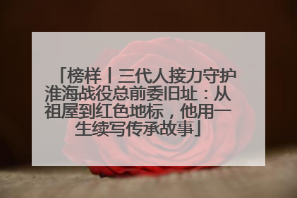 榜样丨三代人接力守护淮海战役总前委旧址：从祖屋到红色地标，他用一生续写传承故事