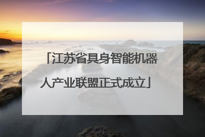 江苏省具身智能机器人产业联盟正式成立