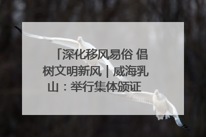 深化移风易俗 倡树文明新风｜威海乳山：举行集体颁证 倡导文明婚俗