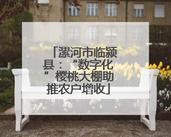 漯河市临颍县：“数字化”樱桃大棚助推农户增收