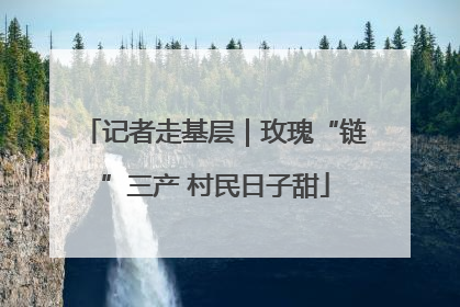 记者走基层｜玫瑰“链”三产 村民日子甜