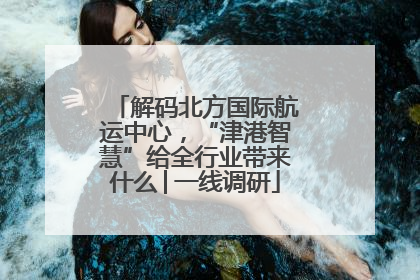 解码北方国际航运中心，“津港智慧”给全行业带来什么│一线调研