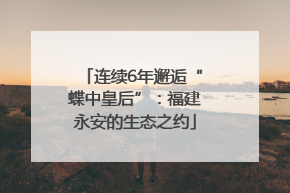 连续6年邂逅“蝶中皇后”：福建永安的生态之约