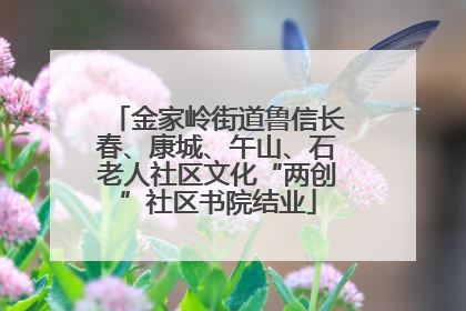 金家岭街道鲁信长春、康城、午山、石老人社区文化“两创”社区书院结业