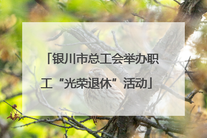 银川市总工会举办职工“光荣退休”活动