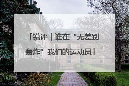 锐评｜谁在“无差别轰炸”我们的运动员