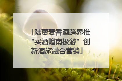 陆贾麦香酒跨界推“买酒赠南极游”创新酒旅融合营销