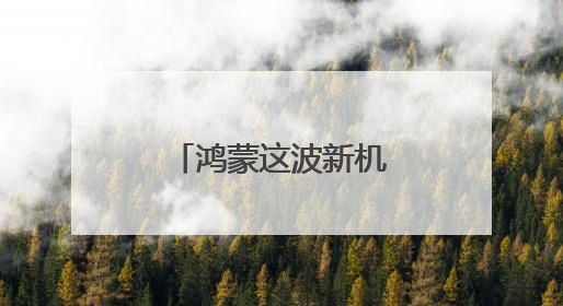 鸿蒙这波新机会，已经有游戏抢在前头了