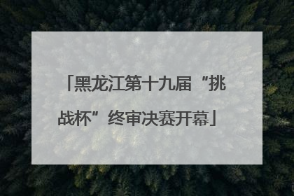 黑龙江第十九届“挑战杯”终审决赛开幕