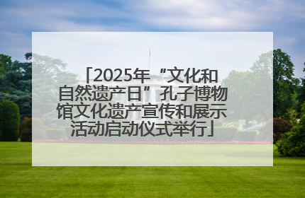 2025年“文化和自然遗产日”孔子博物馆文化遗产宣传和展示活动启动仪式举行