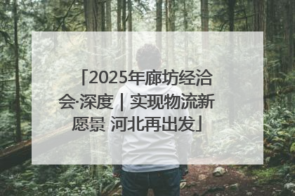 2025年廊坊经洽会·深度｜实现物流新愿景 河北再出发