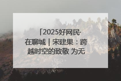 2025好网民·在聊城｜宋建果：跨越时空的致敬 为无名烈士“正名”