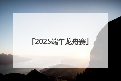 2025端午龙舟赛