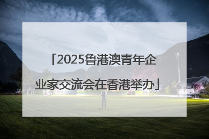 2025鲁港澳青年企业家交流会在香港举办