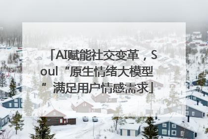 AI赋能社交变革，Soul“原生情绪大模型”满足用户情感需求